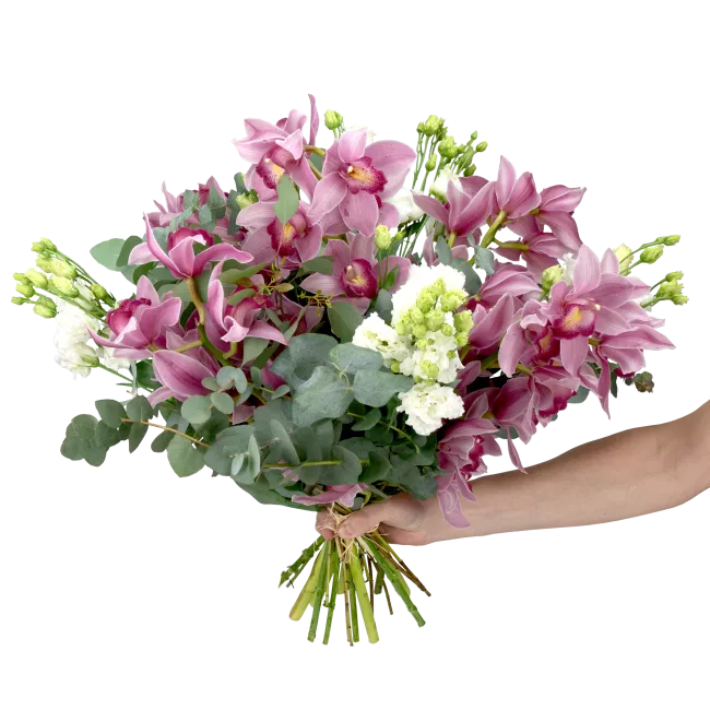 Bouquet of pink flowers